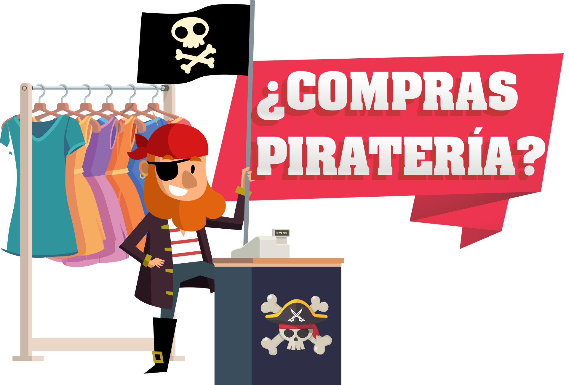 Información sobre los productos pirata